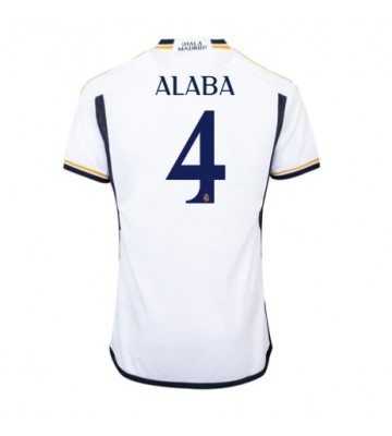 Maillot de foot Real Madrid David Alaba #4 Domicile 2023-24 Manches Courte